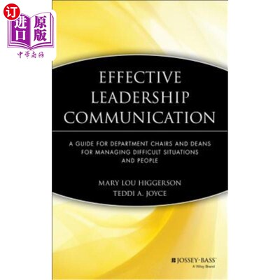 海外直订Leadership Communication Chairs Deans 领导沟通主席及院长
