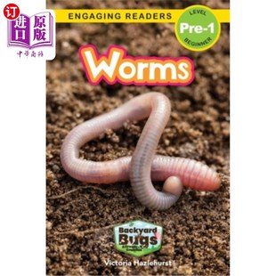 Creepy Readers Backyard and 后院 小 海外直订Worms 虫子 Crawlies Bugs Pre Level Engaging 虫子和令人毛骨悚然