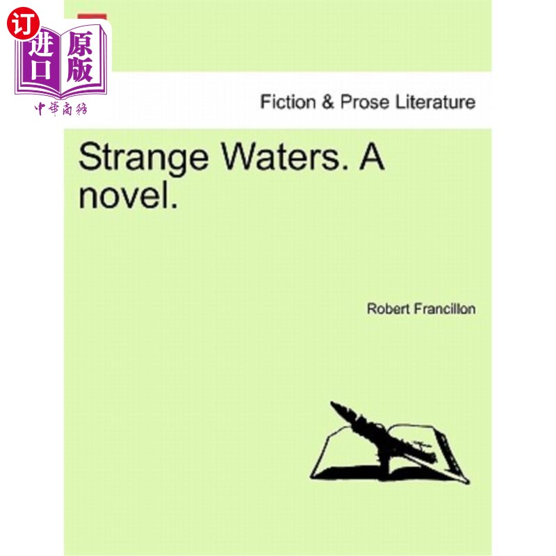 海外直订Strange Waters. a Novel. 奇怪的水域。一本小说。
