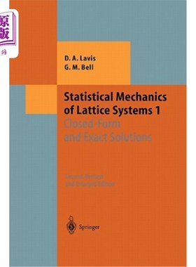 海外直订Statistical Mechanics of Lattice Systems: Volume 1: Closed-Form and Exact Soluti 晶格系统的统计力学：第1卷