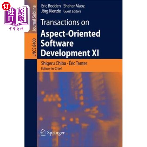 海外直订Transactions on Aspect-Oriented Software Development XI 面向方面软件开发汇刊