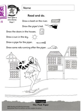 海外直订Literacy Edition Storyworlds Stage 7, Once Upon ... 识字版故事世界第七阶段，童话世界，练习册