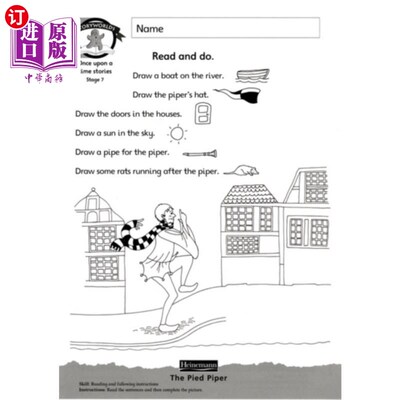 海外直订Literacy Edition Storyworlds Stage 7, Once Upon ... 识字版故事世界第七阶段，童话世界，练习册