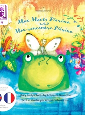 海外直订Max Meets Pierina / Max rencontre Piérina: English / French Bilingual Children's Max Meets