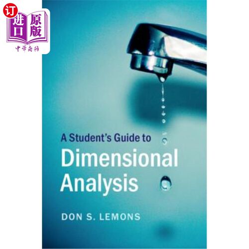 海外直订A Student's Guide to Dimensional Analysis 学生维度分析指南