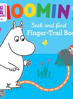 海外直订Moomin's Seek and Find Finger-Trail book 姆明的寻找指迹书