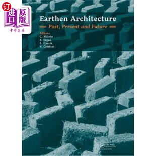 CDROM Architecture Future 海外直订Earthen 土质建筑 与CDROM Present 现在和未来 Past and 过去 With