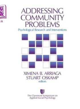 海外直订Addressing Community Problems: Psychological Research and Interventions 解决社区问题:心理研究与干预