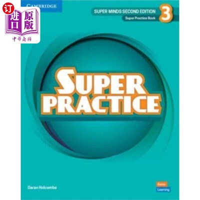 海外直订Super Minds Level 3 Super Practice Book British ... 《超级头脑3级超级练习手册》