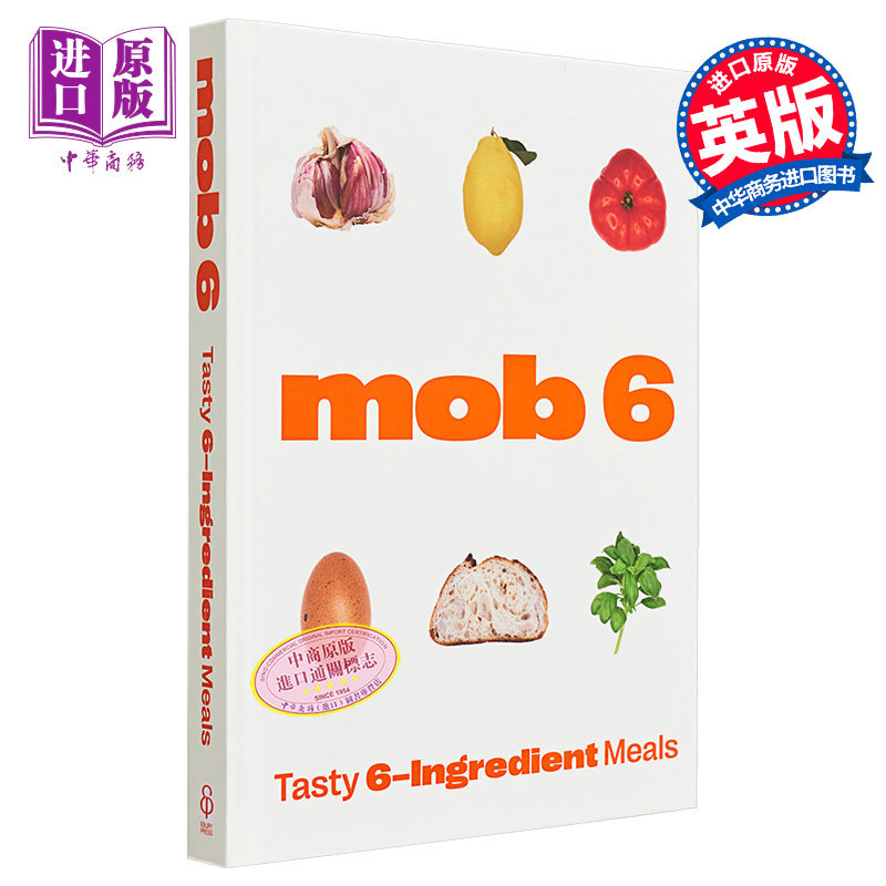 现货 Mob 6 美味的6种食材的餐食 Mob 6 Tasty 6 Ingredient Meals 英文原版 Mob 轻松美味 经济实惠【中商原版】