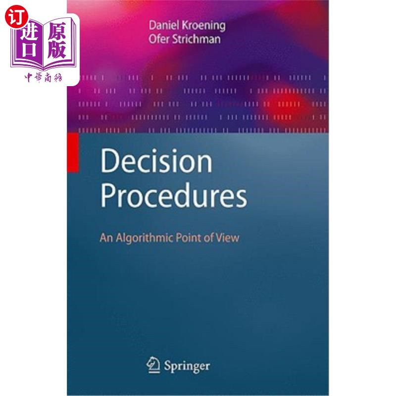 海外直订Decision Procedures: An Algorithmic Point of View 决策程序：算法观点