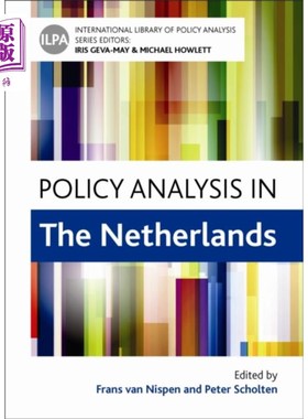 海外直订Policy Analysis in the Netherlands 荷兰的政策分析