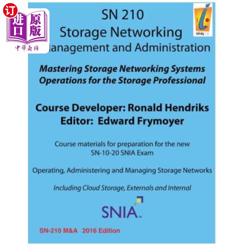 海外直订Storage Networking Management and Administration: Storage Networking 存储管理和管理：存储