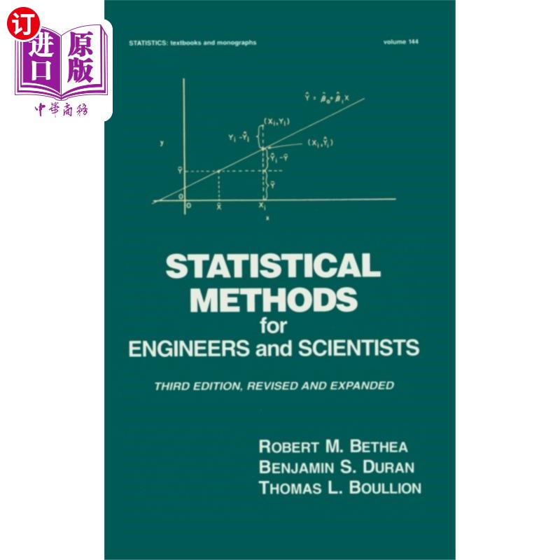 海外直订Statistical Methods for Engineers and Scientists 《工程师和科学家的统计方法