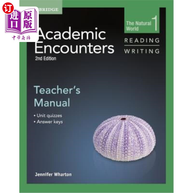 Academic Encounters Level 1 Teacher's Manual Reading and Writing: The Natural Wo 学术会议一级  教师手册阅读【中商原版】