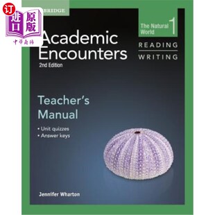 Academic Encounters Level 1 Teacher's Manual Reading and Writing: The Natural Wo 学术会议一级  教师手册阅读【中商原版】