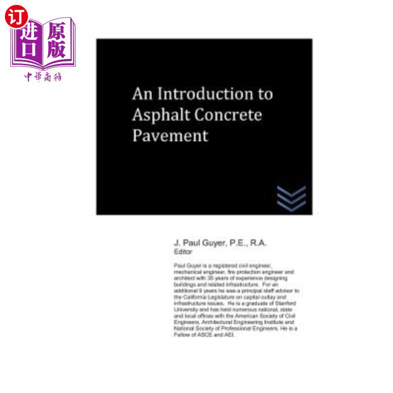 海外直订An Introduction to Asphalt Concrete Pavement 沥青混凝土路面介绍