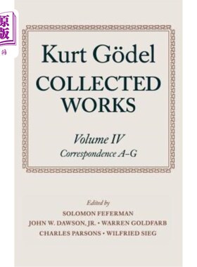 海外直订Collected Works: Volume IV: Correspondence, A-G 收集的作品：第四卷：通信，A-G