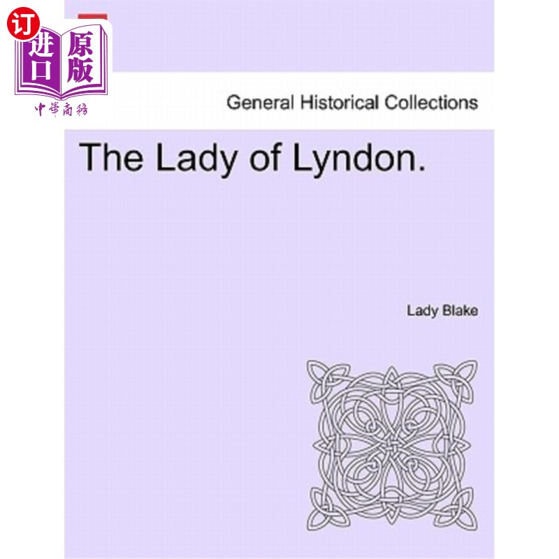 海外直订The Lady of Lyndon. 林登夫人。