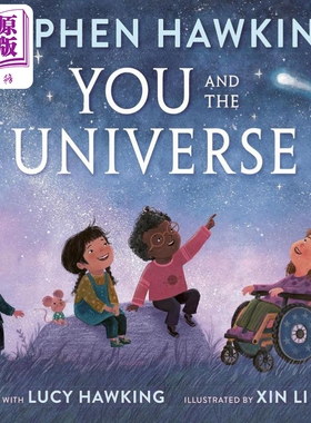 你 宇宙 Stephen Hawking You and the Universe 英文原版 儿童绘本 图画故事书 精装科普绘本 进口儿童读物4-8岁【中商原版?