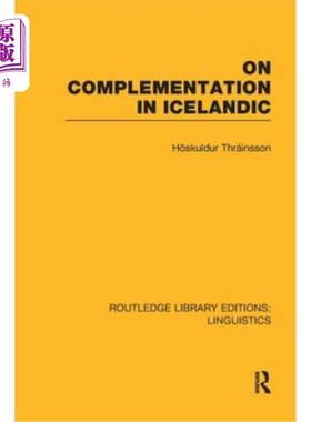 海外直订On Complementation in Icelandic 冰岛语中的补语