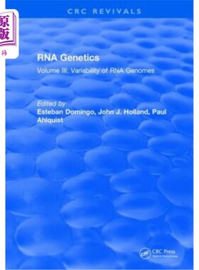 海外直订RNA Genetics: Volume III: Variability of RNA Genomes RNA遗传学：第三卷：RNA基因组的变异性