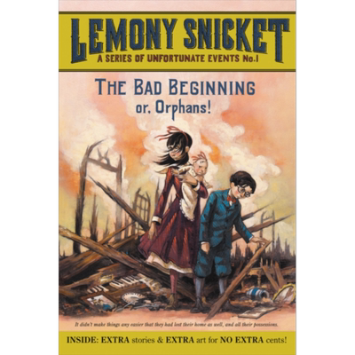 预售 雷蒙斯尼奇的不幸历险1 悲惨的开始 A Series of Unfortunate Events 01 英文原版 Lemony Snicket 奇幻小说【中商原版】