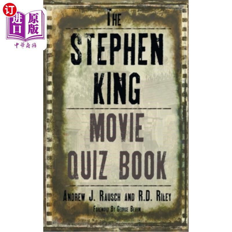 海外直订The Stephen King Movie Quiz Book (hardback) 史蒂芬·金电影问答书(精装)