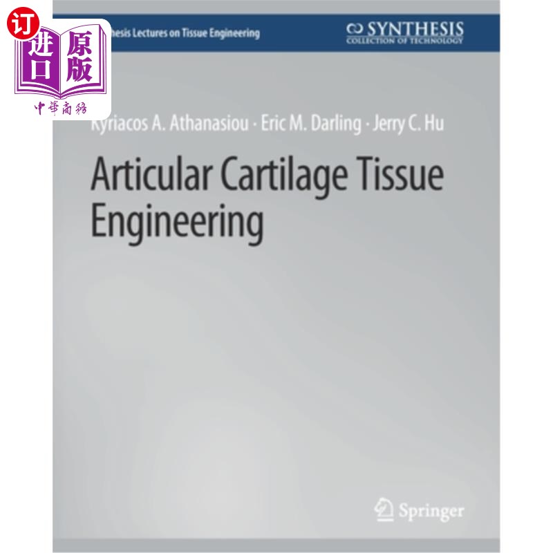 海外直订医药图书Articular Cartilage Tissue Engineering关节软骨组织工程