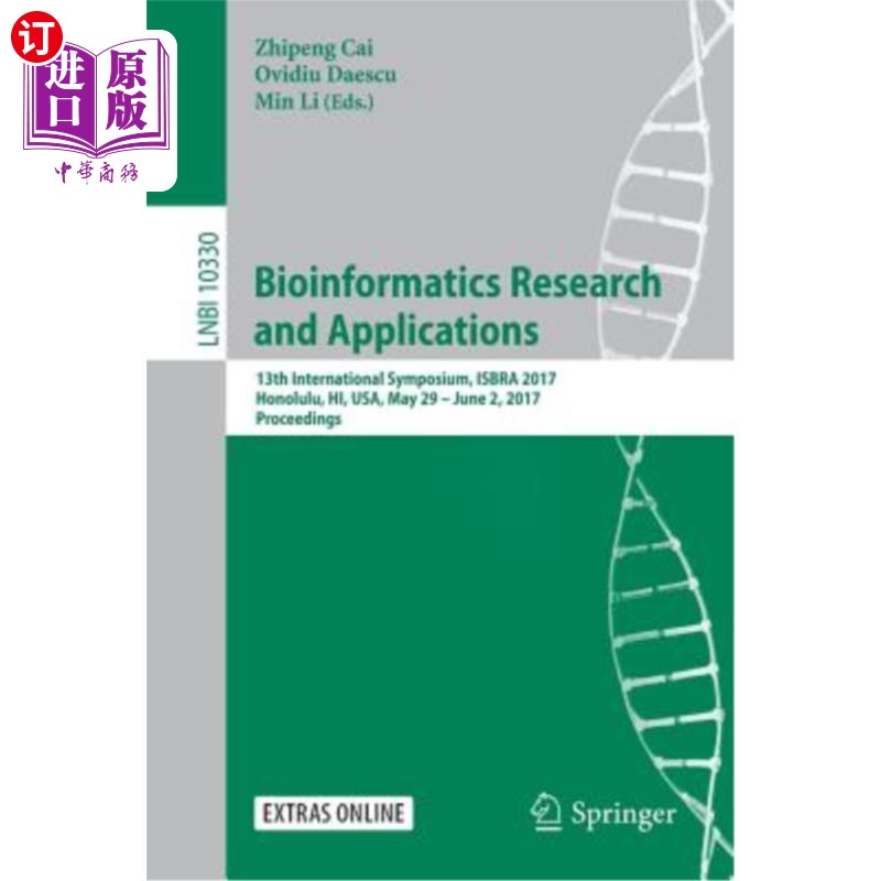 海外直订Bioinformatics Research and Applications: 13th International Symposium, Isbra 20 生物信息学研究与应用：第13