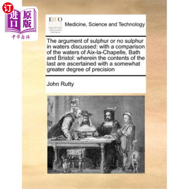 海外直订医药图书The Argument of Sulphur or No Sulphur in Waters Discussed: With a Comparison of  水中含硫与不含硫之