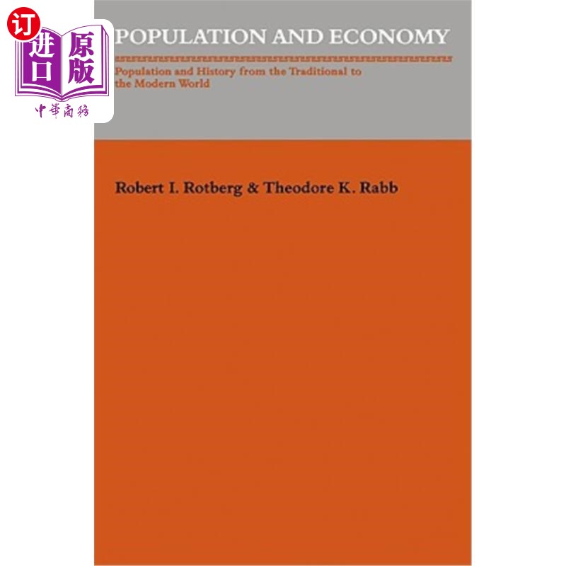 海外直订Population and Economy: Population Adn History from the Traditional to the Moder 人口与经济:从传统世界到现