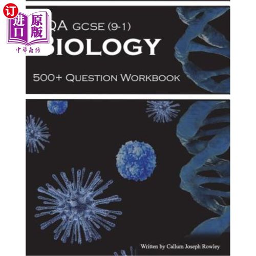 海外直订Aqa GCSE 9-1 Biology: 500+ Question Workbook AQA GCSE 9-1生物学：500+问题手册