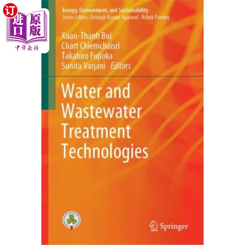 海外直订Water and Wastewater Treatment Technologies 水和废水处理技术