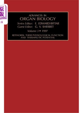 海外直订医药图书Retinoids: Their Physiological Function and Therapeutic Potential: Volume 3 类维生素a:它们的生理功