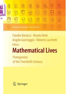 海外直订Mathematical Lives: Protagonists of the Twentieth Century from Hilbert to Wiles 数学生活：从希尔伯特到威尔