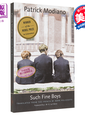 【中商原版】诺贝尔文学奖得主 莫迪亚诺 这么好的男孩 英文原版 Such Fine Boys Patrick Modiano 英文文学小说
