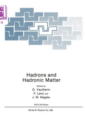 海外直订Hadrons and Hadronic Matter 强子与强子物质