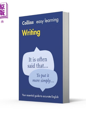 Collins Easy Learning Writing Second edition 柯林斯易学英语 写作 第2版 英文原版 英语写作指南【中商原版】