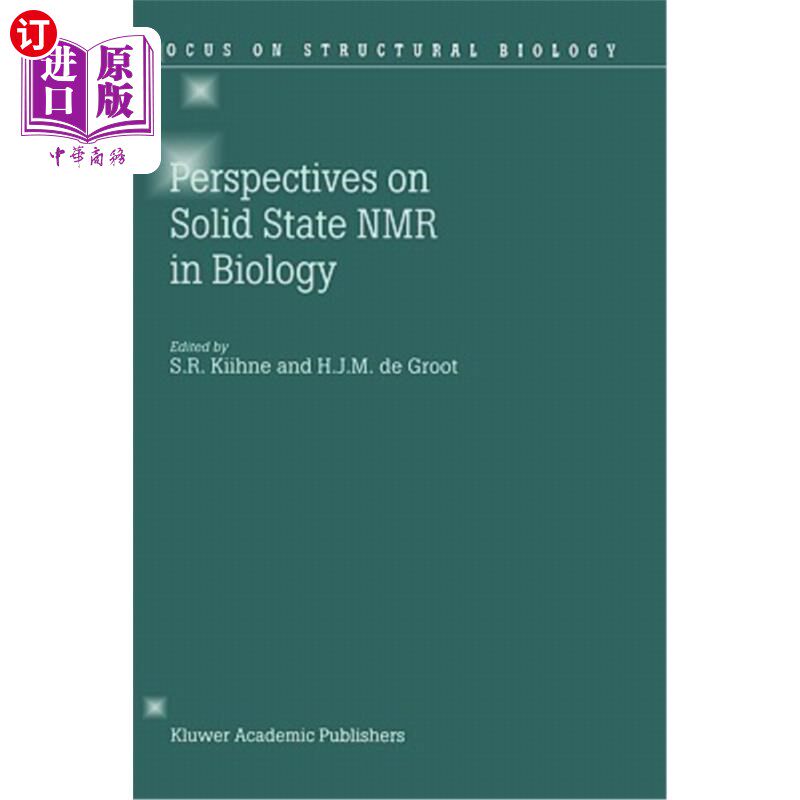 海外直订Perspectives on Solid State NMR in Biology 固体核磁共振在生物学中的应用前景