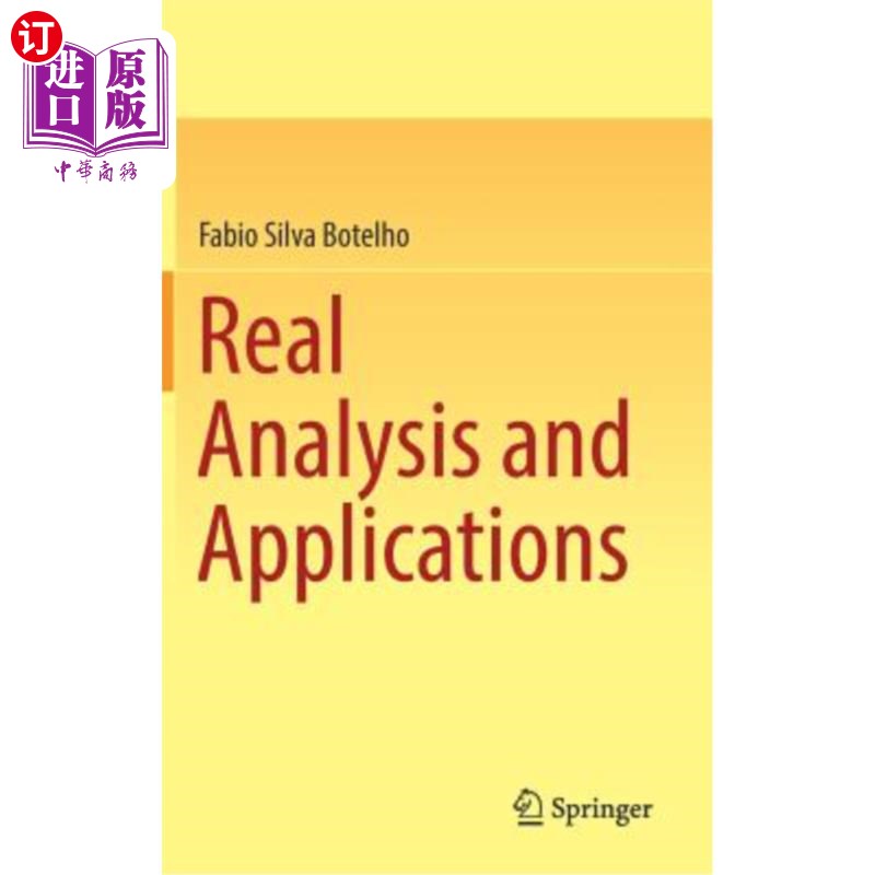 海外直订Real Analysis and Applications 真实分析与应用