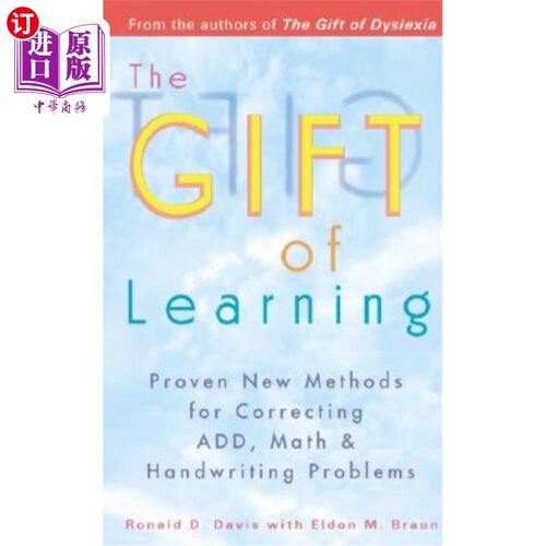 海外直订The Gift of Learning: Proven New Methods for Correcting Add, Math & Handwriting  学习的天赋：修正加法、数学