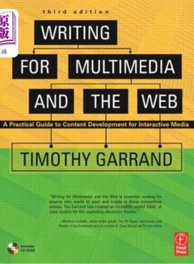 海外直订Writing for Multimedia and the Web: Content Development for Bloggers and Profess 为多媒体和写作：博客作