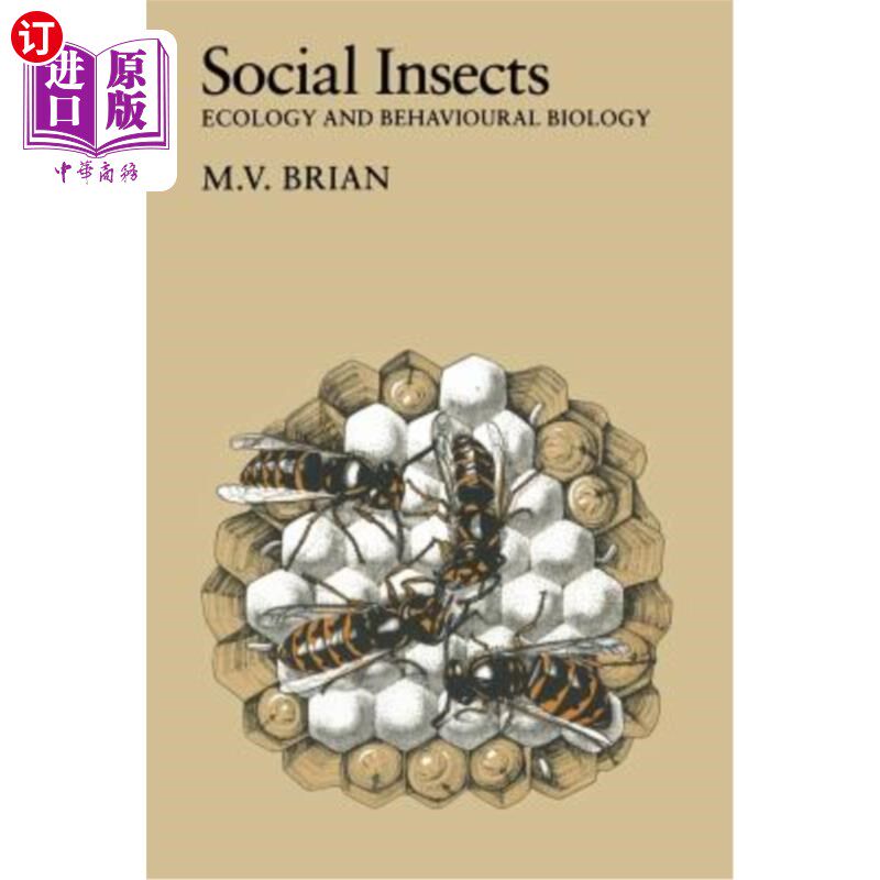 海外直订Social Insects: Ecology and Behavioural Biology 群居昆虫：生态学和行为生物学