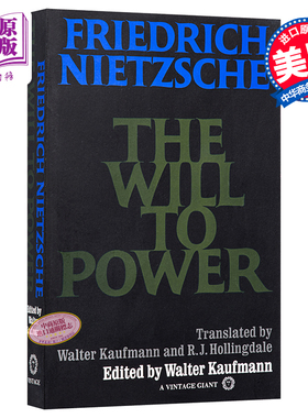 权力与意志 The Will to Power 英文原版 Friedrich Nietzsche 豆瓣高分 尼采【中商原版】
