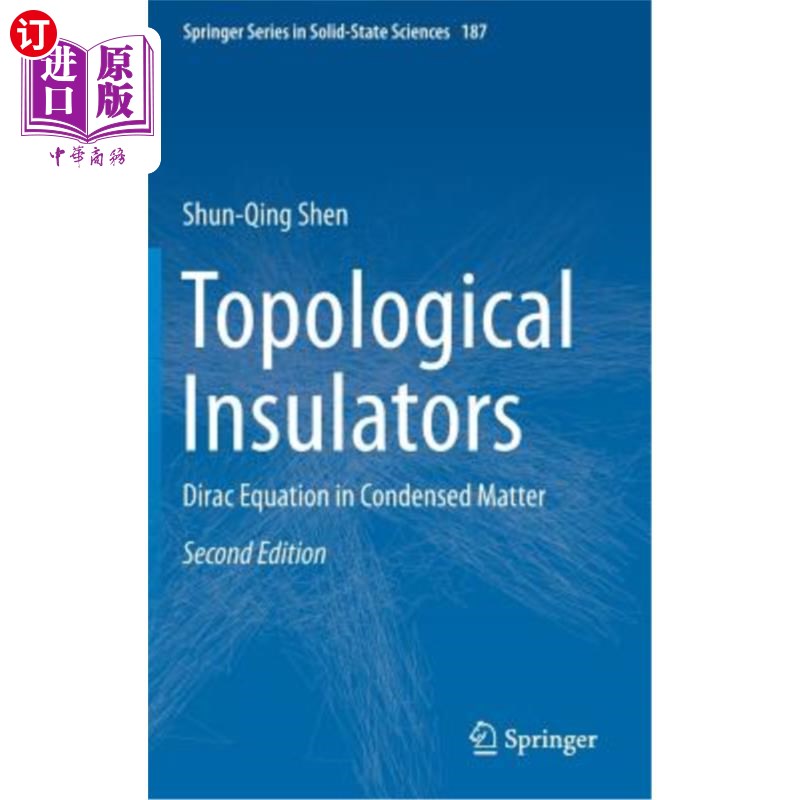海外直订Topological Insulators: Dirac Equation in Condensed Matter 拓扑绝缘体:凝聚态中的狄拉克方程