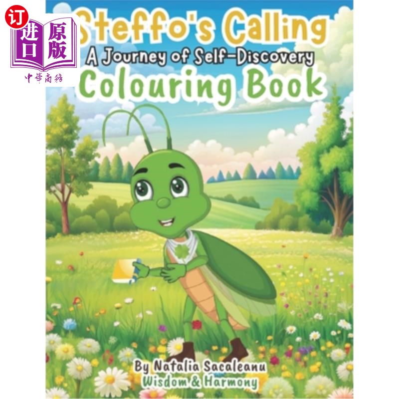 海外直订Steffo's Calling A Journey of Self-Discovery: Coloring Book Steffo的呼唤自我发现之旅：填色书