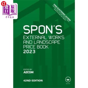 Landscape Works Spon 外部工程和景观价格书2023 Book 海外直订Spon Price and External 2...