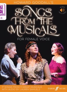 海外直订Howard Goodall's Songs from the Musicals 霍华德·古道尔音乐剧中的歌曲