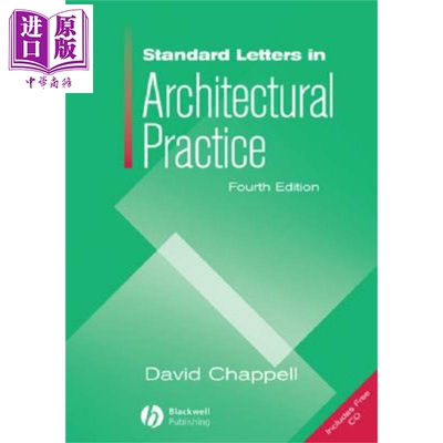 现货 建筑实践中的标准信函 第4版 英文原版 Standard Letters In Architectural Practice David Chappell 【中商原版】 Wiley